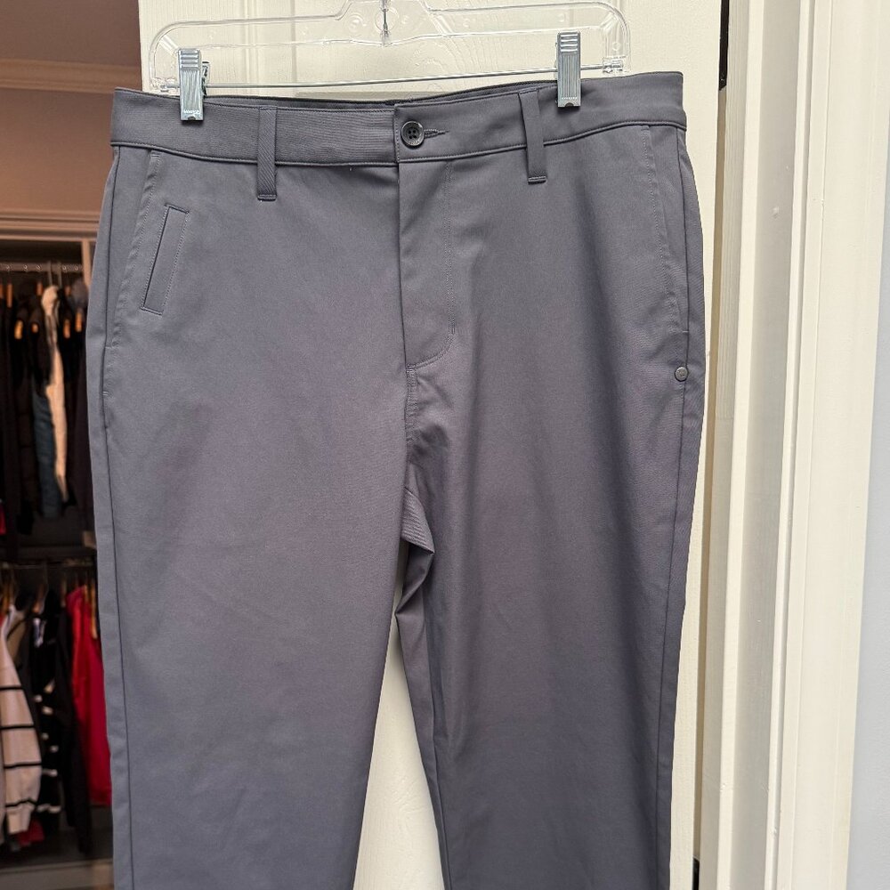 Men's Vuori Cascade Tech Chino Pants - Charcoal, 32 X 32